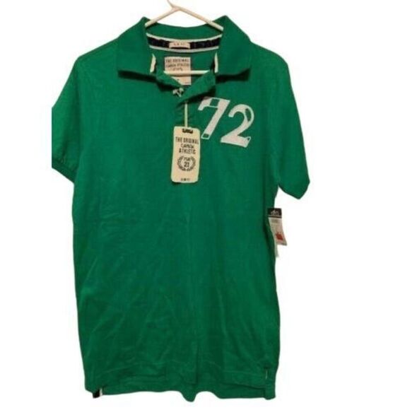 RUE 21 CARBON ATHLETIC SIZE MEDIUM SLIM FIT POLO SHIRT **NEW** - Picture 1 of 5